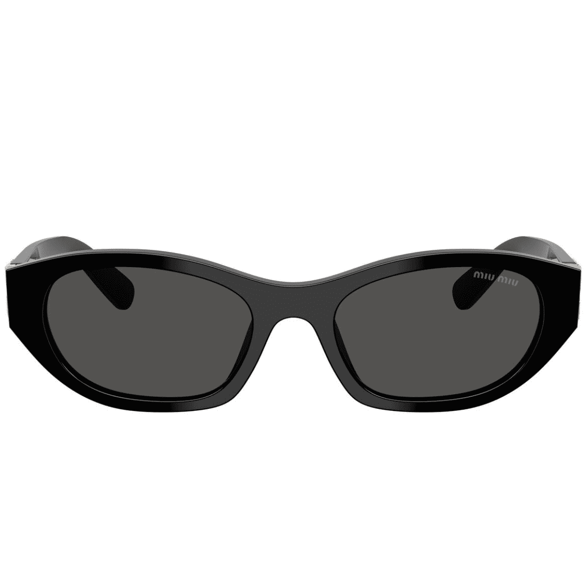 MIU MIU A03S 16K08Z 53 black slim cate eye womens sunglass culture front