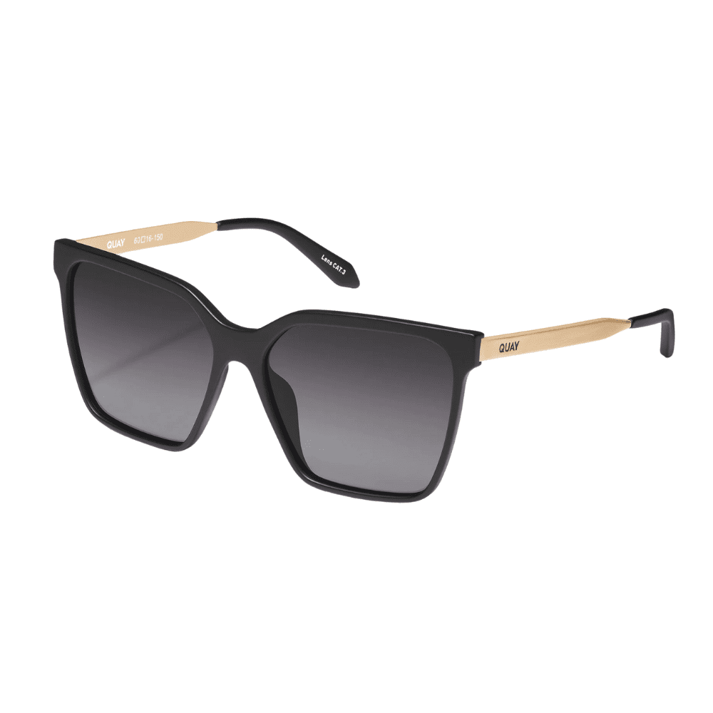 Quay Level Up Remix Matte Black Gold Polarised 74189