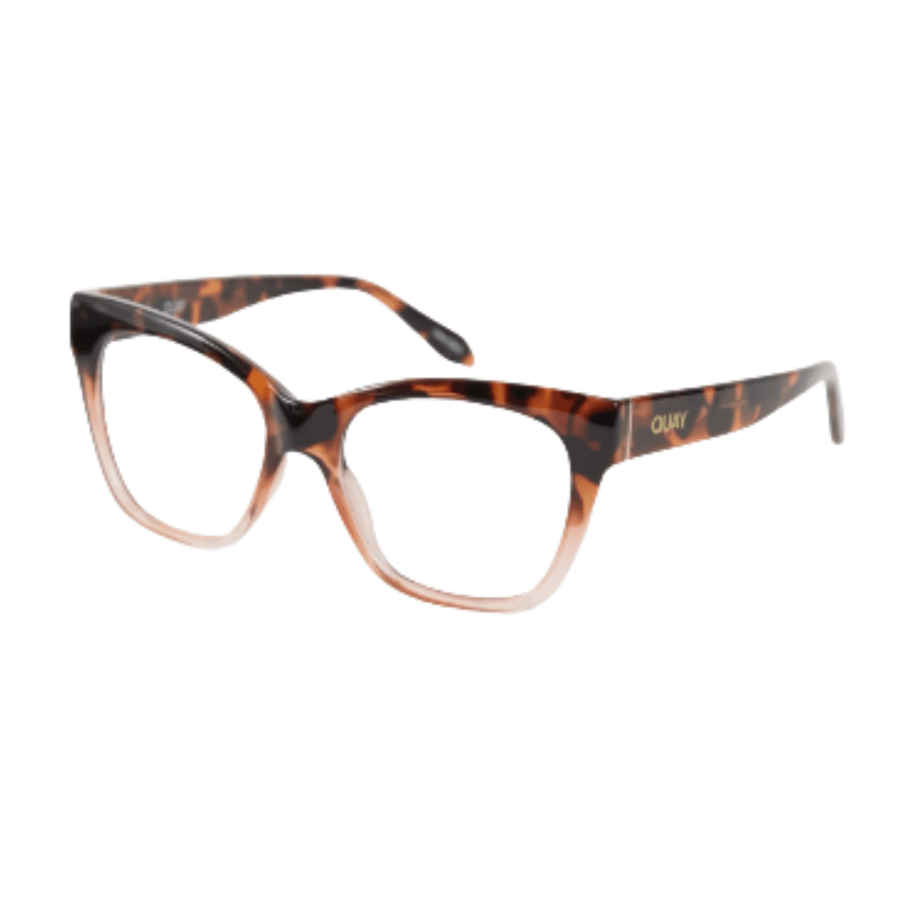 Quay After Hours Mini Tort/Coral/Clear Blue Light Blocker