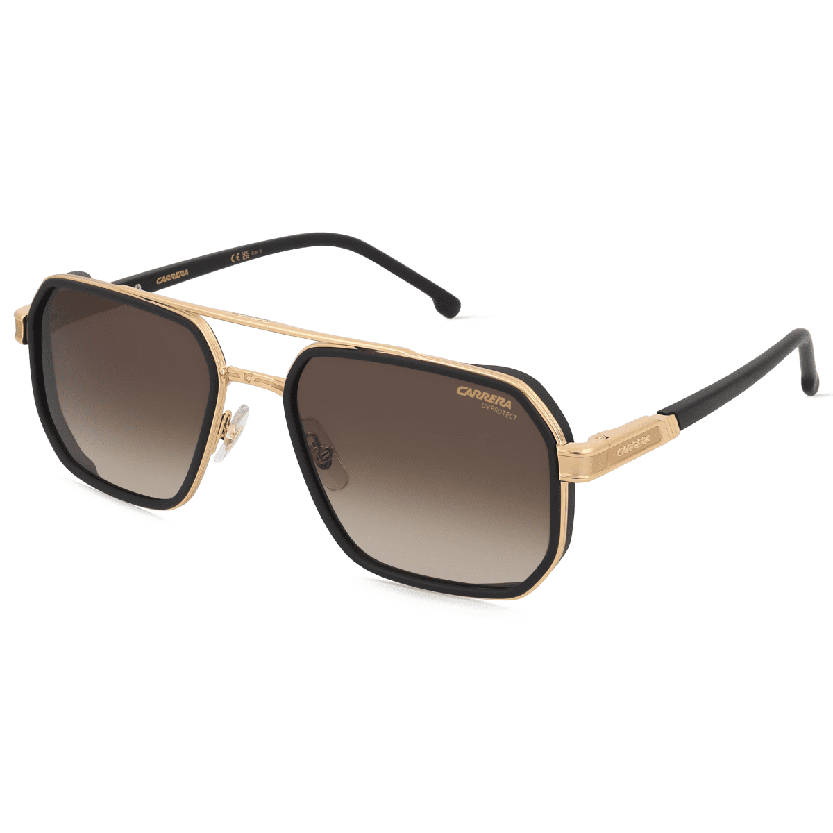 716736982960 CARRERA 1069S 58 56 black gold brown navigator aviator sunnies store coomera sunglass culture