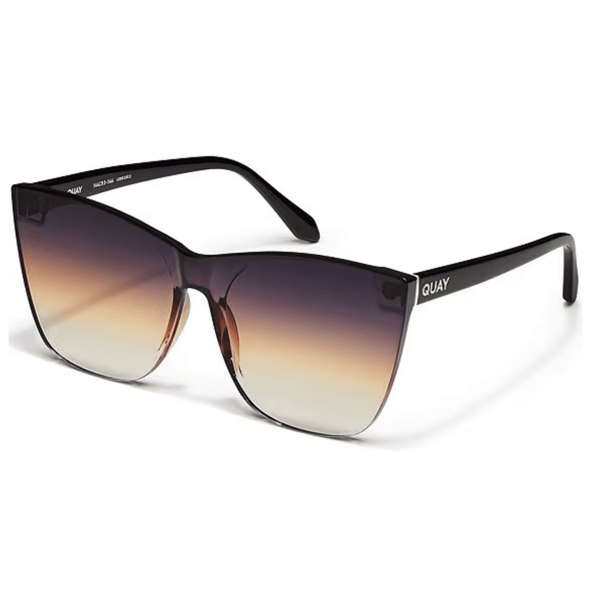 QUAY COME THRU BLACK DUSK POPPY 77702 9343963073645 fade gradient cat eye large sunnies store coomera sunglass culture online