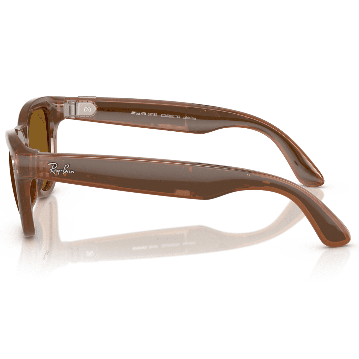 RW4010 670683 52 META CARAMEL polarised skyler sunglass wearable ai sunglass culture coomera arms
