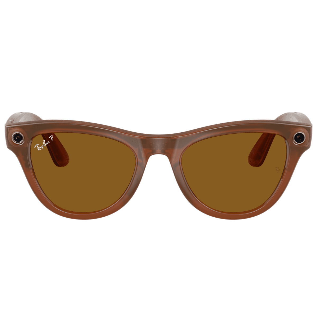 Ray-Ban Meta Skyler RW4010 670683 52 Shiny Caramel/Brown Polarised