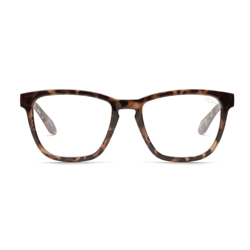Quay Hardwire Tort/Clear Blue Light Blocker