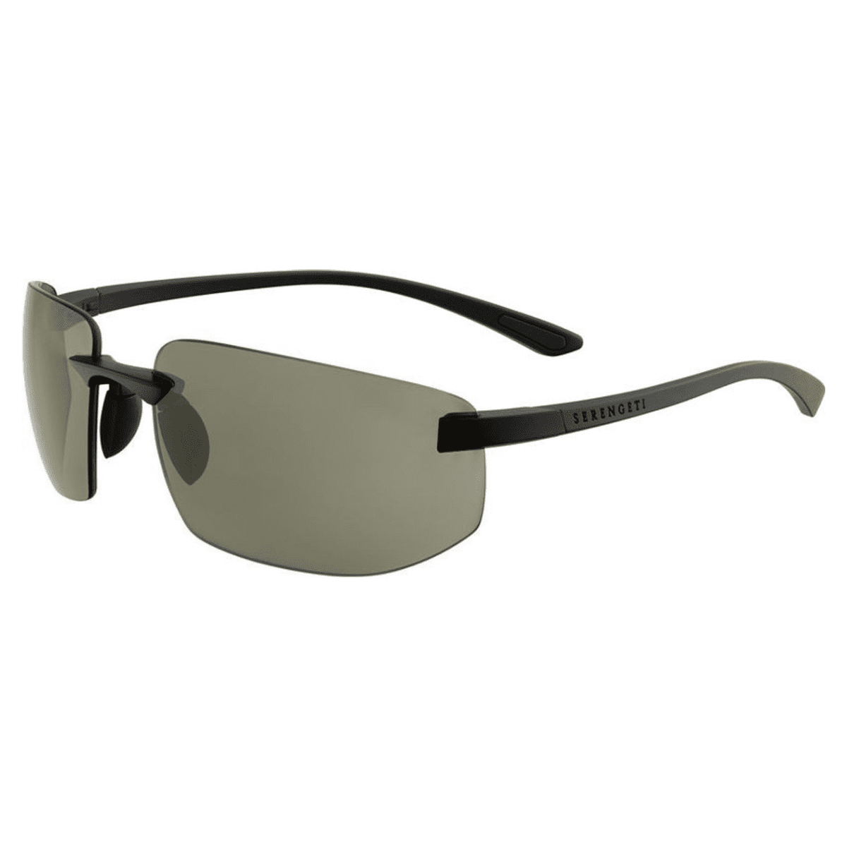 Serengeti Lupton 2.0 Sunglasses Matte Black 555nm PhD 2.0 Photochromic Polarised Lenses right wrap side coomera sunglass culture online