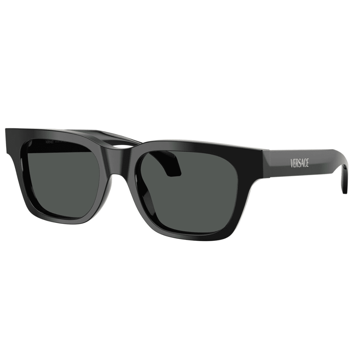 VERSACE VE4486F GB1 87 52 black grey lens dark calssic logo sleek arms