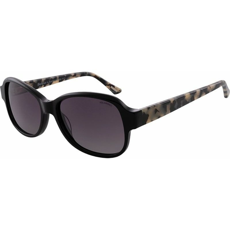 Bill Bass Della 28039 Black with Black White Demi/Grey Gradient Polarised