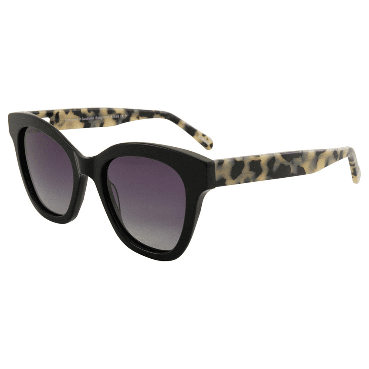 bill bass 28348 BABYLONIA BLK GREY GRAD polarised sunglass culture