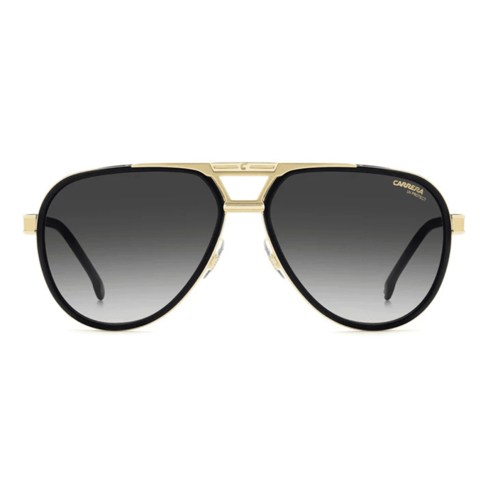 CARRERA 1076S 2M2161 90 BLK GLG aviator black gold sunglass culture coomera