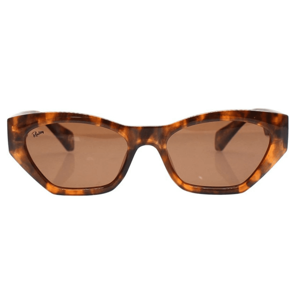 Reality Eyewear Wall of Sound Tort Brown Polarised sunglass culture store online coomera cat eye trend 2026