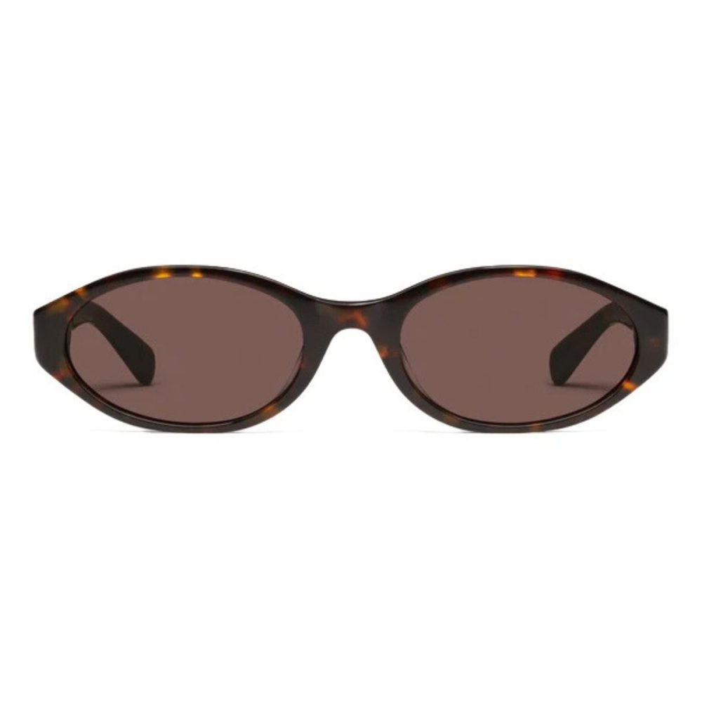 QUAY AURA POINTS neutral tort tortoiseshell brown oval 78630 sunnies store coomera sunglass culture online front