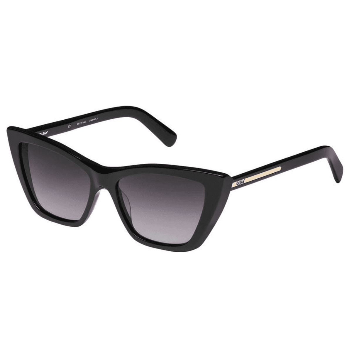 QUAY SET IN STONE Black smoke 79957 Sunglass Culture Luxury sunnies store online gold coast Coomera