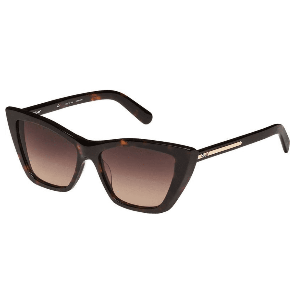 QUAY SET IN STONE dark tortoise brown gradient FAWN 79967 Sunglass Culture Luxury sunnies store online gold coast Coomera