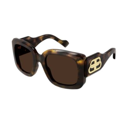 Balenciaga BB0069S 007 53 Havana Tort/Brown