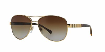 Burberry BE3080 1145T5 Light Gold/Brown Gradient Polarised
