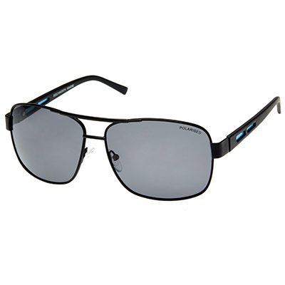 Cancer Council Beechworth 1604090 Satin Black/Grey Polarised