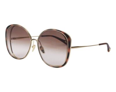 Chloé CH0036S 002 63 Shiny Gold Brown/Brown Gradient
