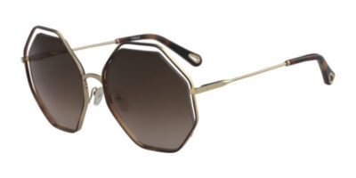 Chloé Poppy CE132S 213 53 Havana and Gold/Brown