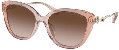 Coach HC8347B7 564013 55 Transparent Peach/Brown Gradient
