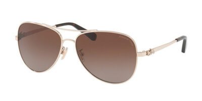 Coach HC7074 9310T5 59 Light Gold/Brown Polarised
