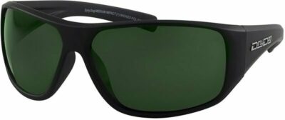 Dirty Dog Wicked Safety 53523 Satin Black/Green Polarised