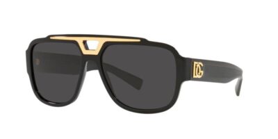 Dolce & Gabbana DG4389F 501/87 Black and Gold/Grey