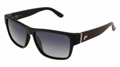 Fila 006 U28Z 5714 Matte Black Red Stripe/Grey Gradient Polarised