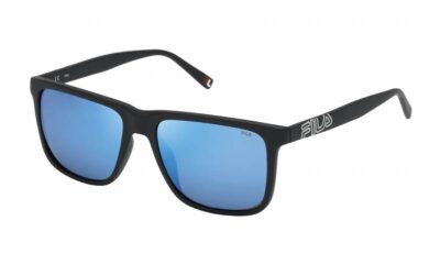 Fila 9396V U28B 5617 Matte Black/Blue Mirrored Polarised