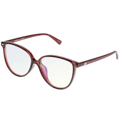 Le Specs Eternally 2030107 Cherry Red/Clear Blue Light Blocker