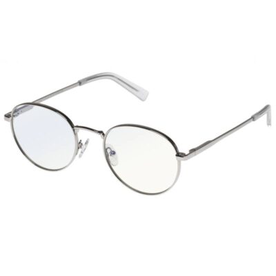 Le Specs Lost Legacy 2130126 Silver/Clear Blue Light Blocker