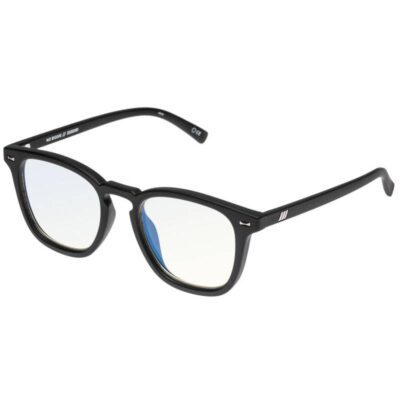 Le Specs No Biggie 2030101 Matte Black/Clear Blue Light Blocker