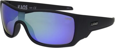 Liive Kaos L0687A Matte Black/Green Blue Mirror Polarised