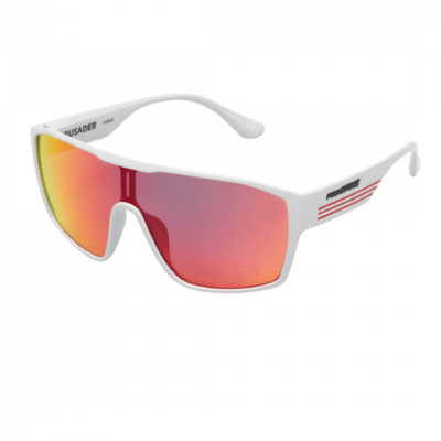 PolaSports Crusader 4458FR White Grey/Red Mirror Polarised