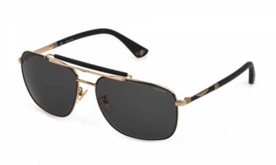 Police PLD43 0302 Matte Black and Gold/Grey