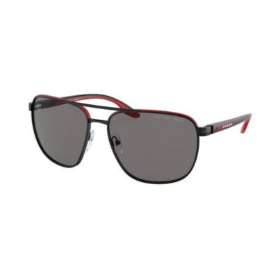 Prada PS50YS 19G02G 62 Black Red/Grey Polarised aviator side