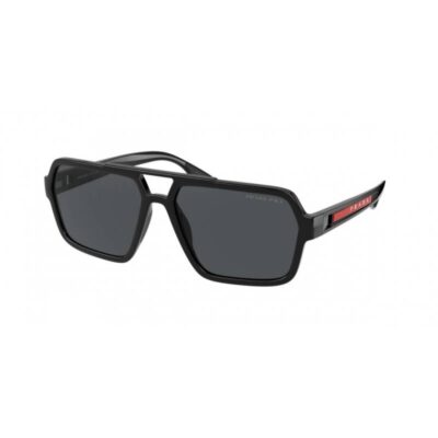 Prada PS01XS 1AB02G 59 Black/Dark Grey Polarised