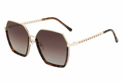 Privé Revaux The Dionne Tort Gold/Brown Gradient Polarised