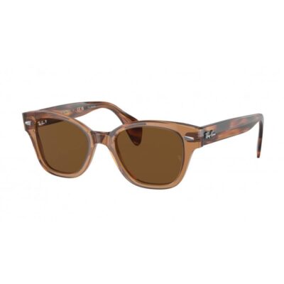 Ray-Ban RB0880S 664057 52 Transparent Brown/Brown Polarised