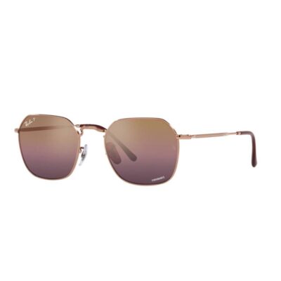 Ray-Ban RB3694 Jim 9202/G9 55 Rose Gold/Pink Red Chromance Polarised