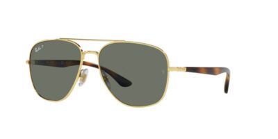 Ray-Ban RB3683 001/58 56 Arista Gold/Green Polarised