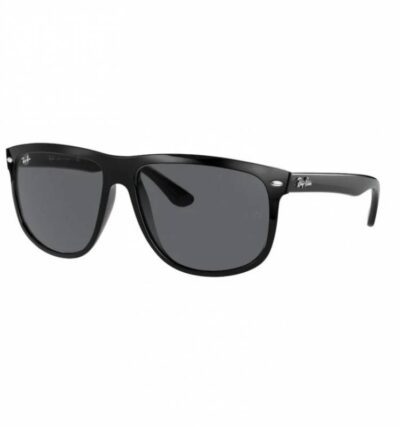 Ray-Ban RB4147 Boyfriend 601/87 60 Shiny Black/Grey