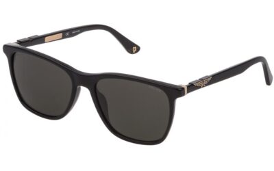 Police Origins 1 (MIB) SPL872 700P Shiny Black/Grey Polarised Men In Black