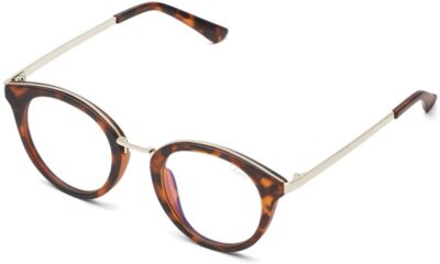 Quay Gotta Run Tort Clear Blue Light Blocker